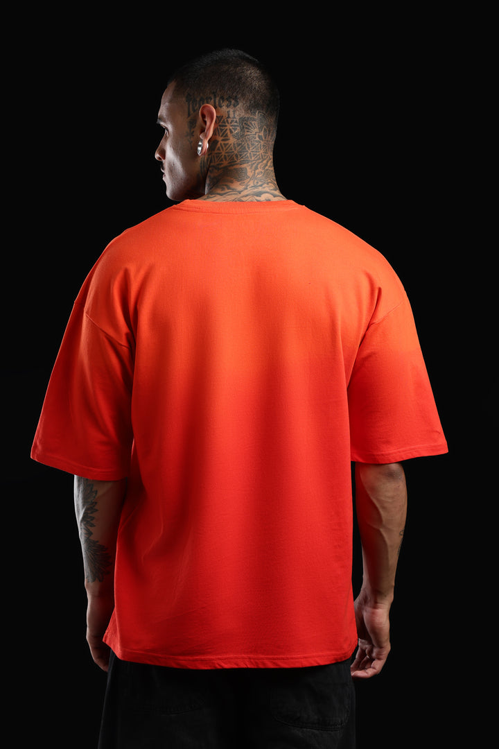 DUIT Bold Street Oversized T-Shirt – Fiery Red