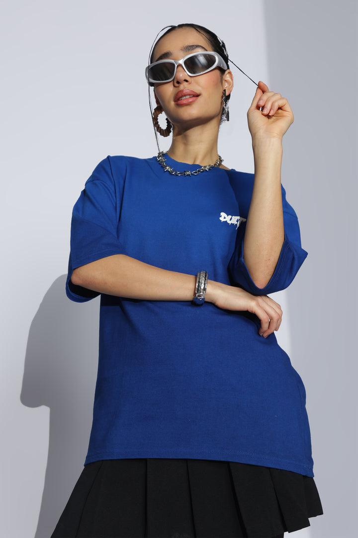 DUIT Core Street Oversized T-Shirt – Royal Blue