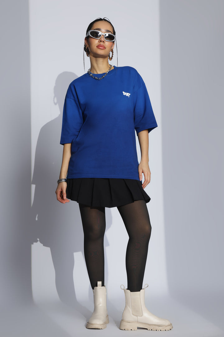 Urban Blue Oversized Street Tee
